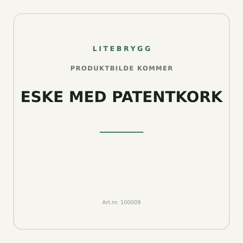 Eske med patentkork