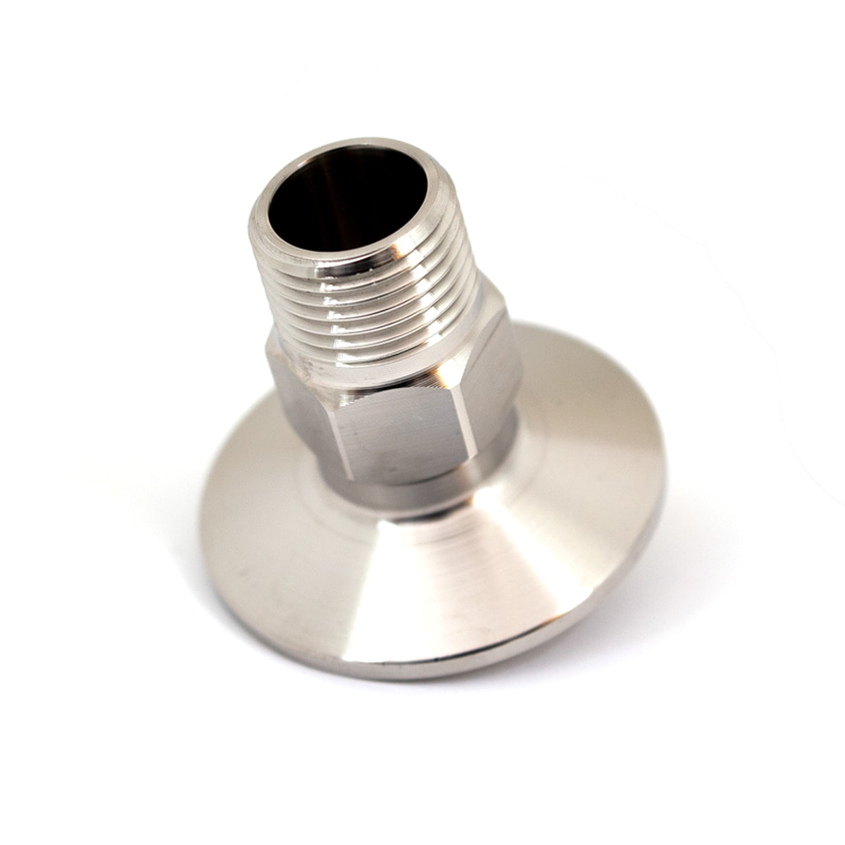 1.5" til 1/2" BSP han overgang Tri-Clamp