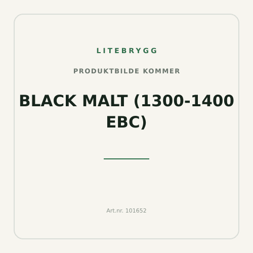 Black malt (1300-1400 EBC)