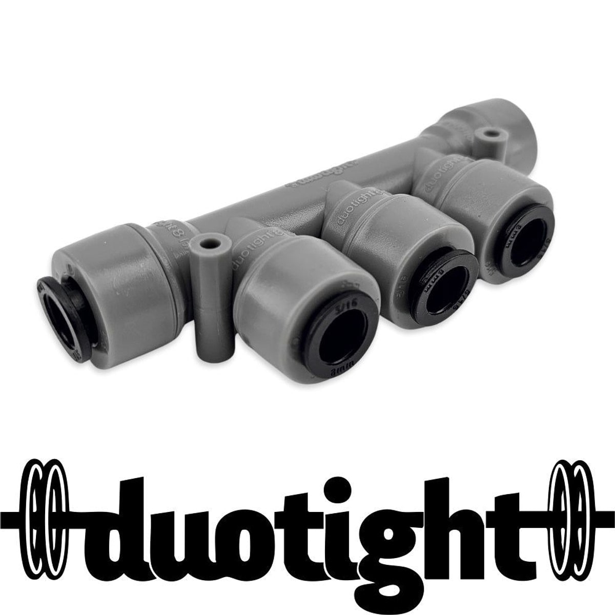 Duotight T-stykke 5 utganger