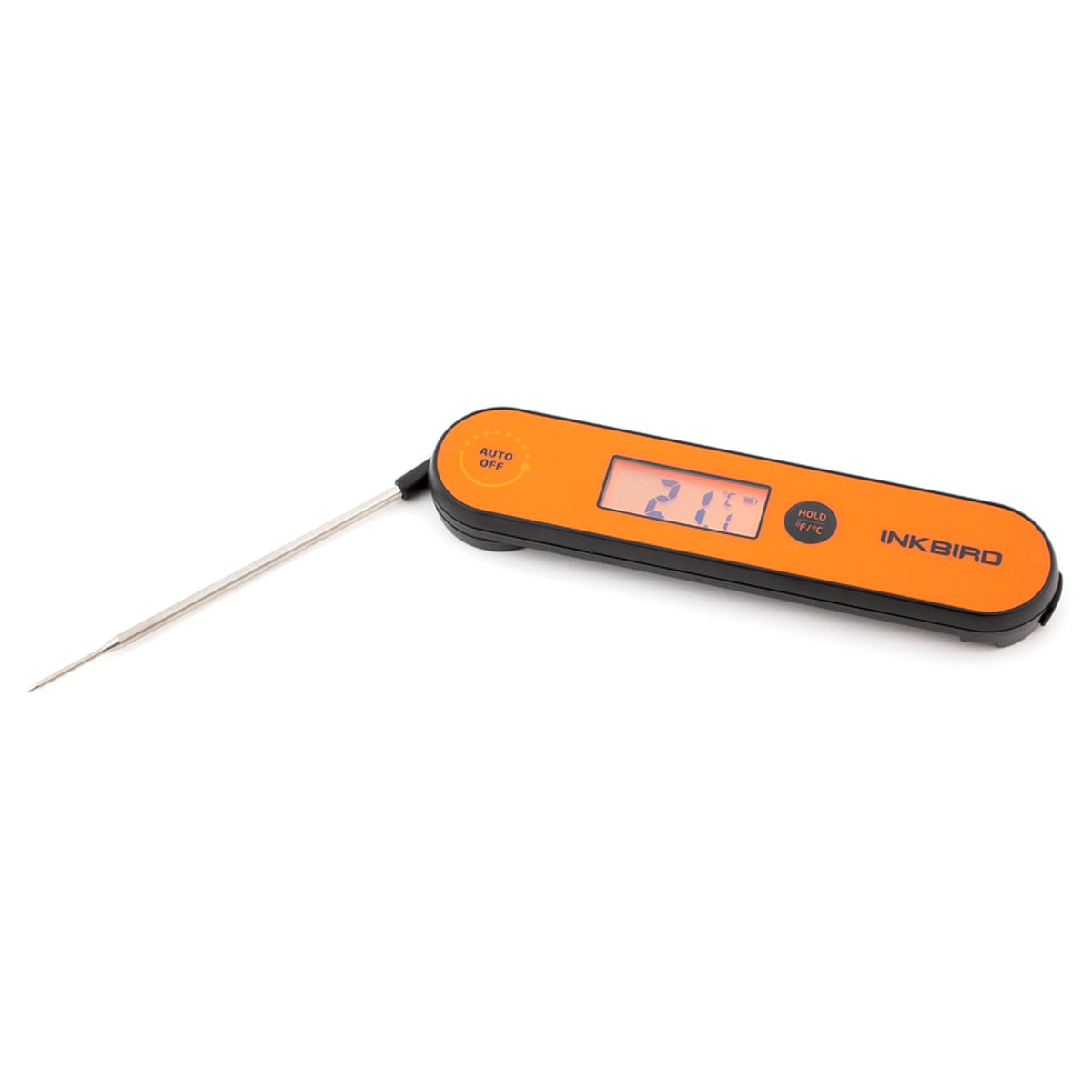 Termometer vanntett og oppladbar