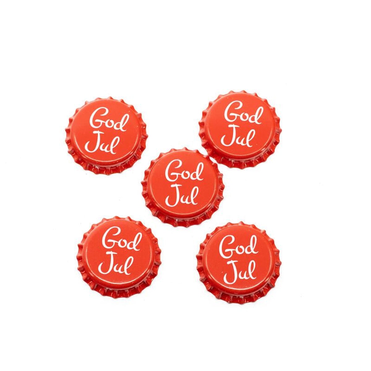 Flaskekapsler 26 mm - God Jul