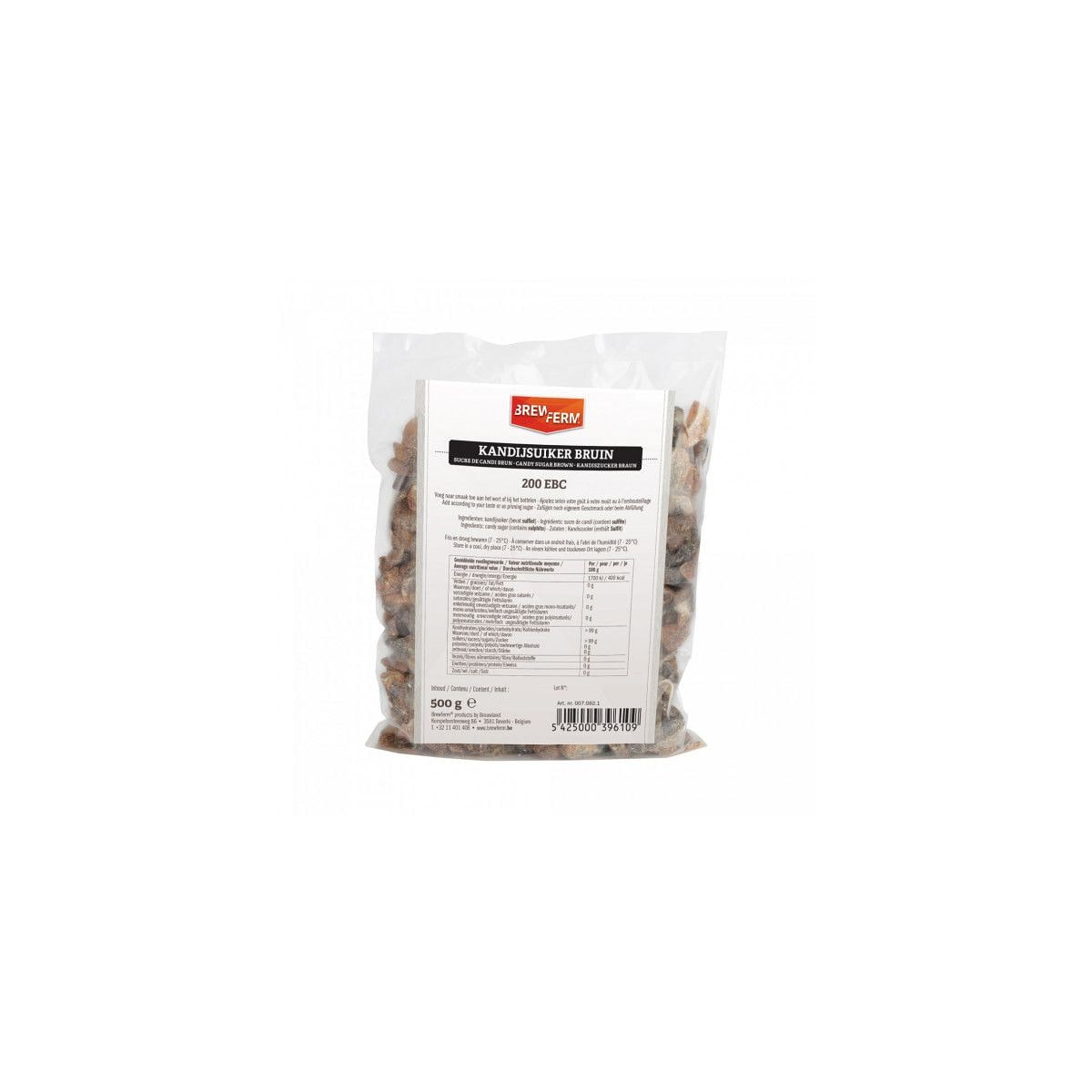 Kandis Sukker Mørkt 500gr