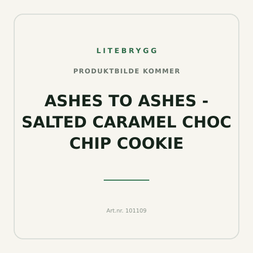 Ashes To Ashes - Salted Caramel Choc Chip Cookie