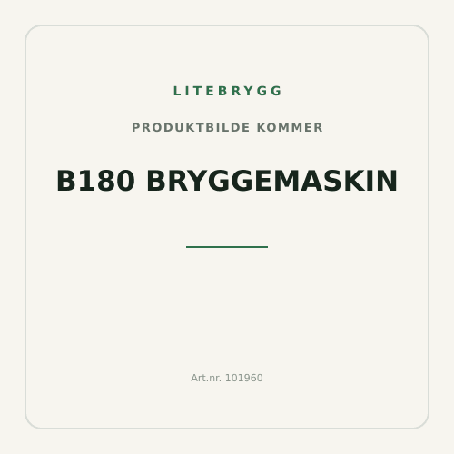 B180 Bryggemaskin