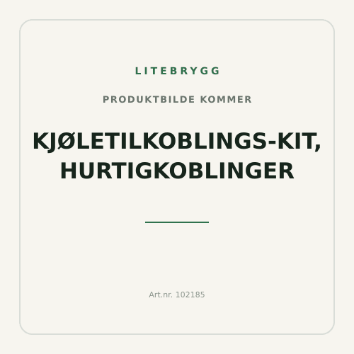 Kjøletilkoblings-kit, Hurtigkoblinger