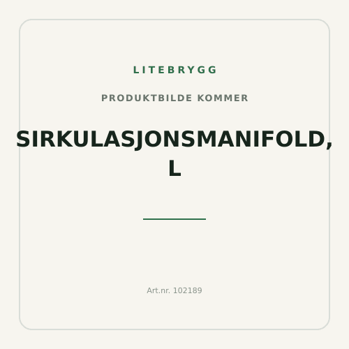 Sirkulasjonsmanifold, L