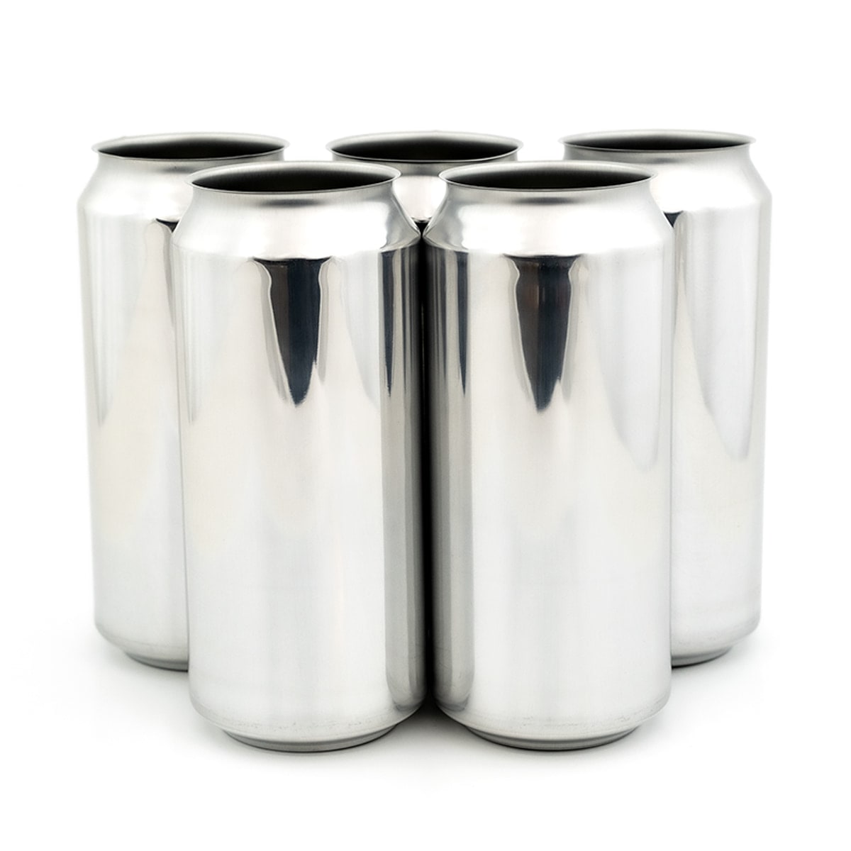 440 ml sølv ølboks - 162stk