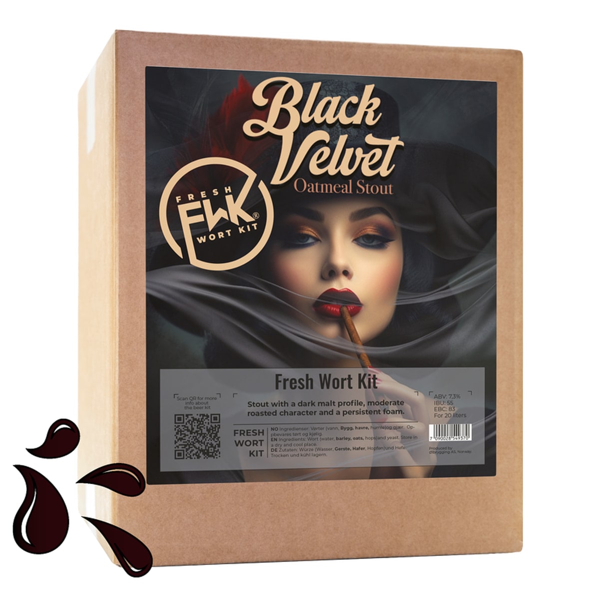 Black Velvet Oatmeal Stout - FWK