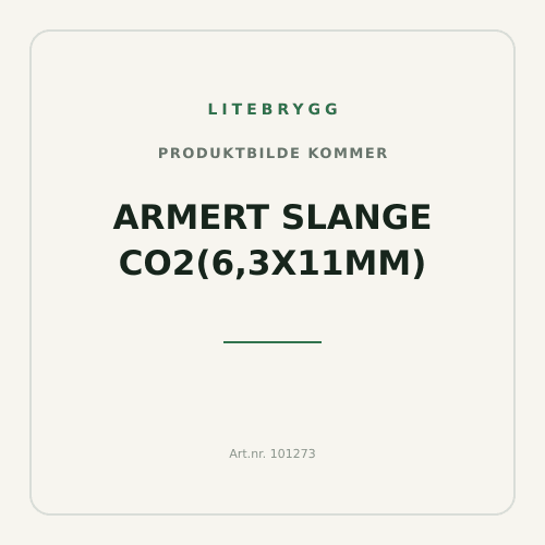 Armert slange Co2(6,3x11mm)
