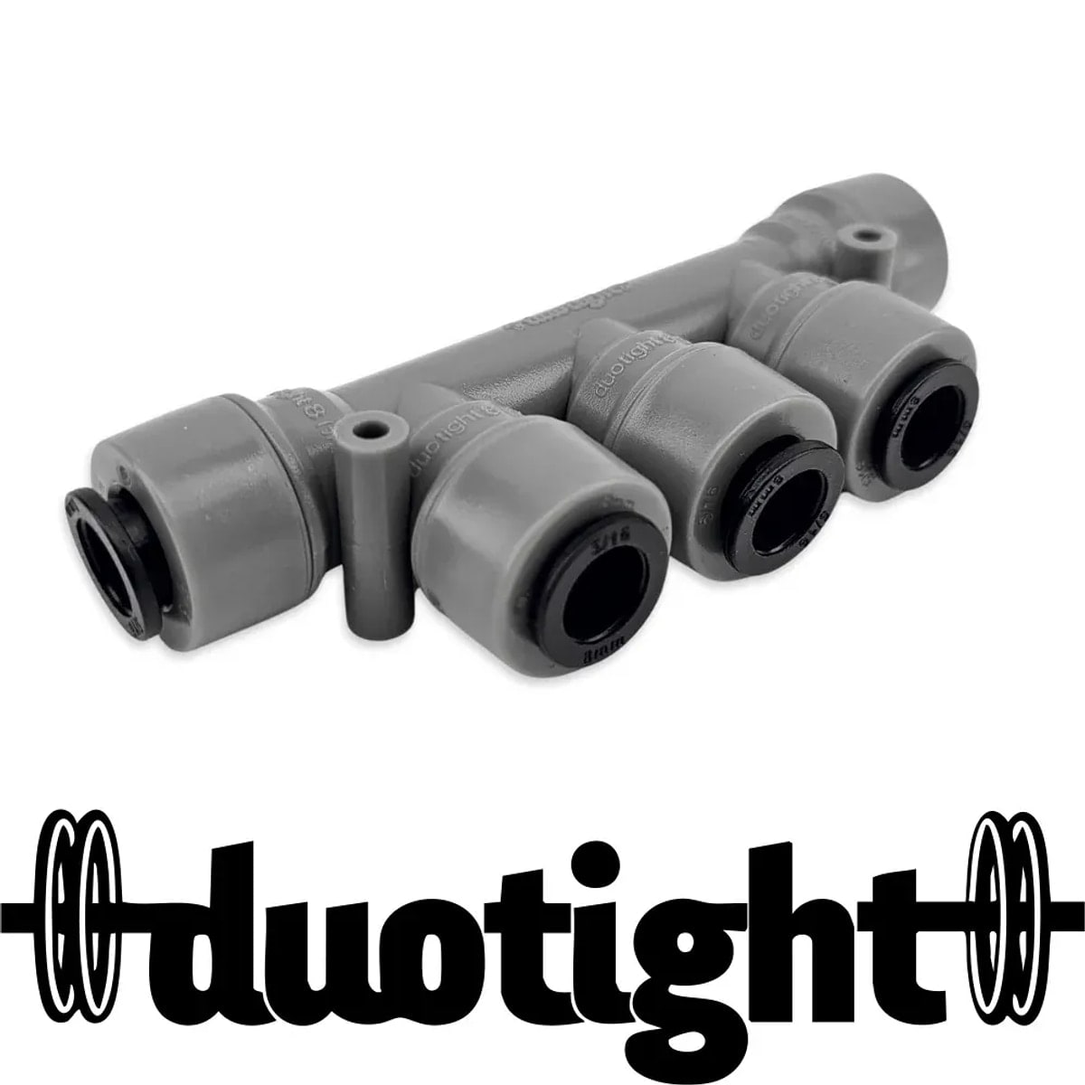 Duotight T-stykke 5 utganger