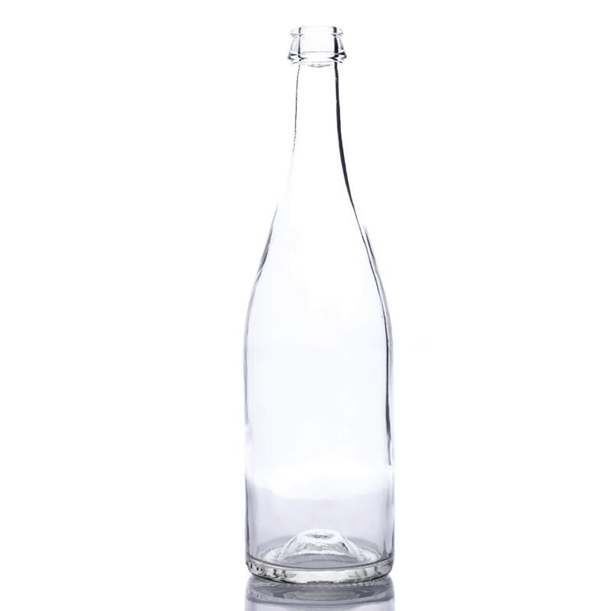 Eske med 12 stk 0,75 Champagneflasker - Klare
