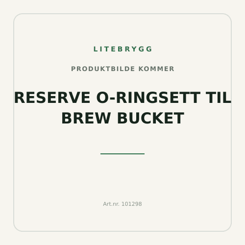 Reserve o-ringsett til Brew Bucket