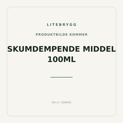 Skumdempende middel 100ml