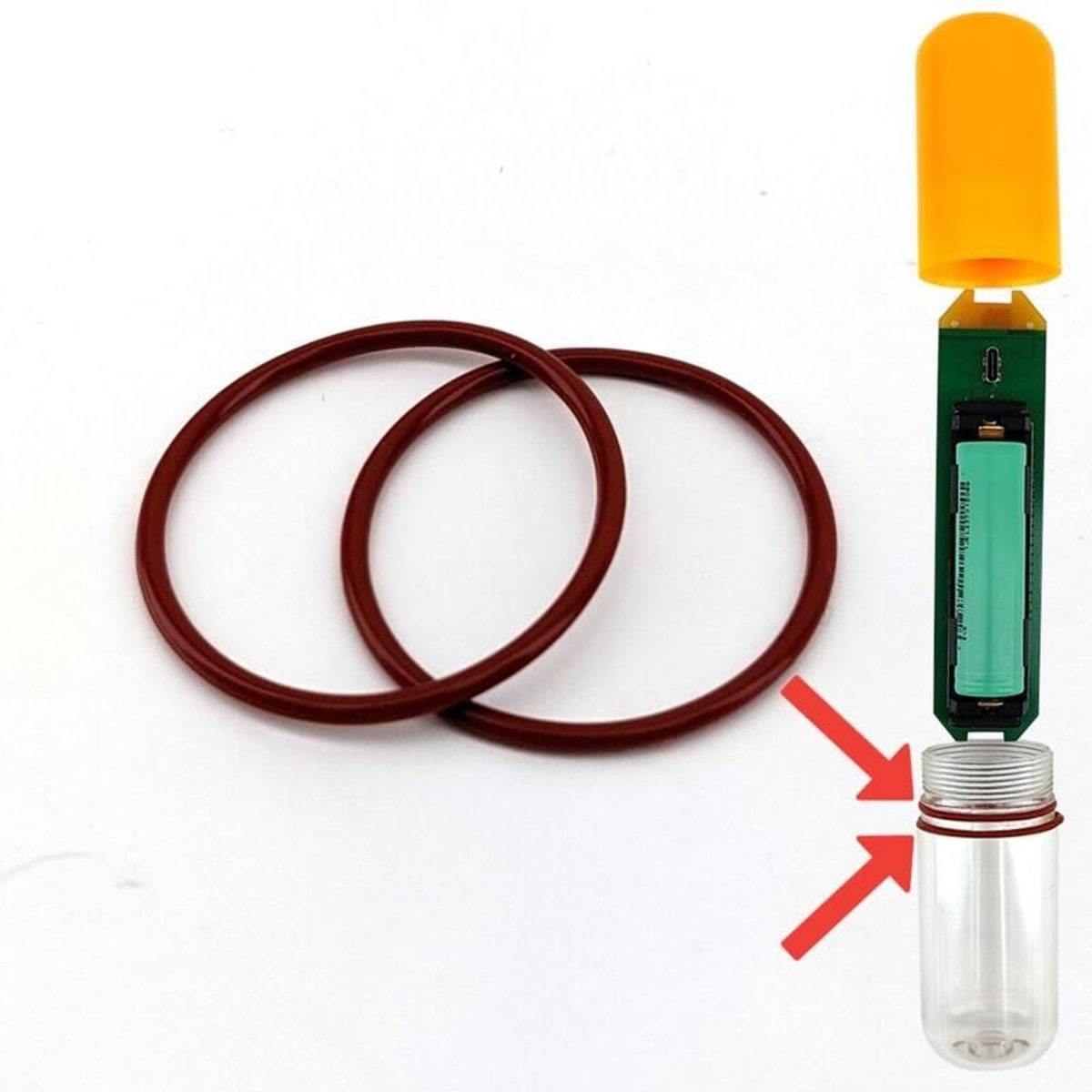 Pill O-ring i silikon