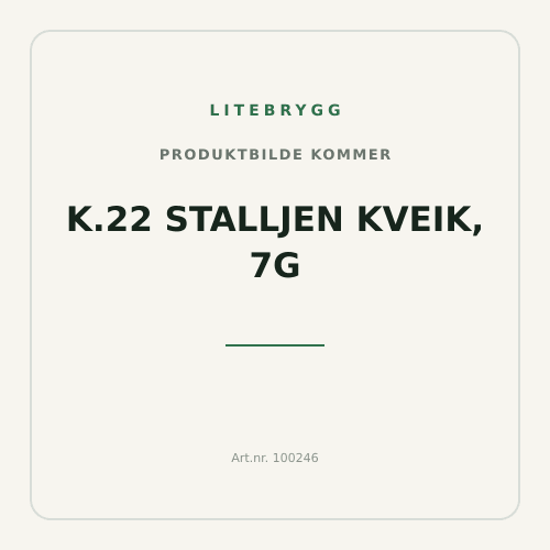 K.22 Stalljen kveik, 7g