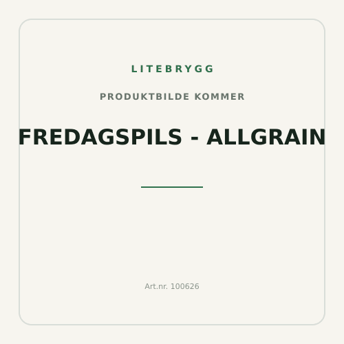 Fredagspils - Allgrain