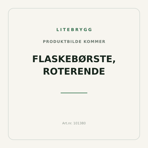 Flaskebørste, roterende