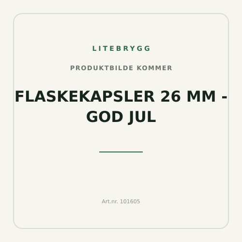 Flaskekapsler 26 mm - God Jul