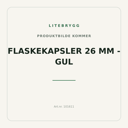 Flaskekapsler 26 mm - Gul