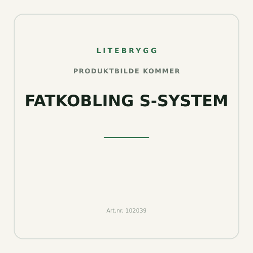 Fatkobling S-kobling