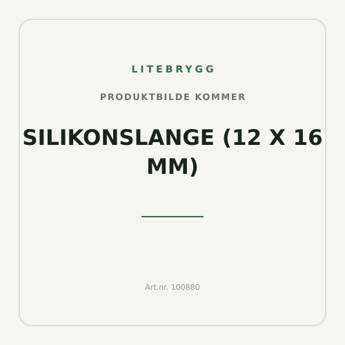 Silikonslange (12 x 16 mm)