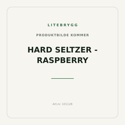 Hard Seltzer - Raspberry