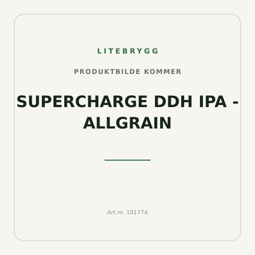 Supercharge DDH IPA - Allgrain