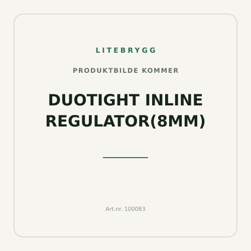 Duotight Inline Regulator(8mm)
