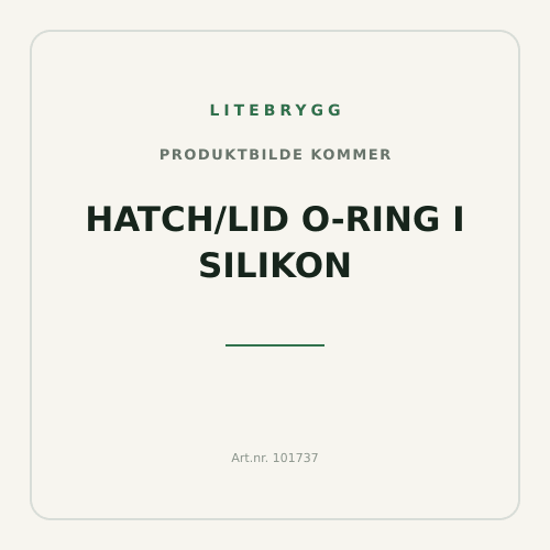 Hatch/Lid O-ring i silikon