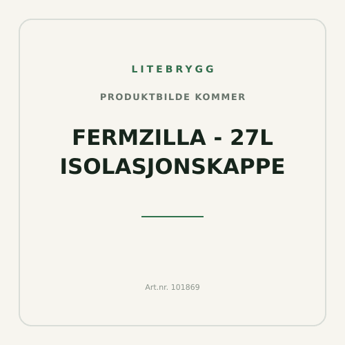FermZilla - 27L Isolasjonskappe