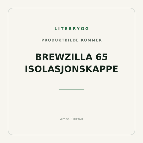 BrewZilla 65 isolasjonskappe