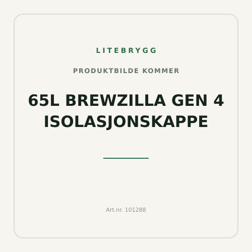 65L BrewZilla Gen 4 isolasjonskappe
