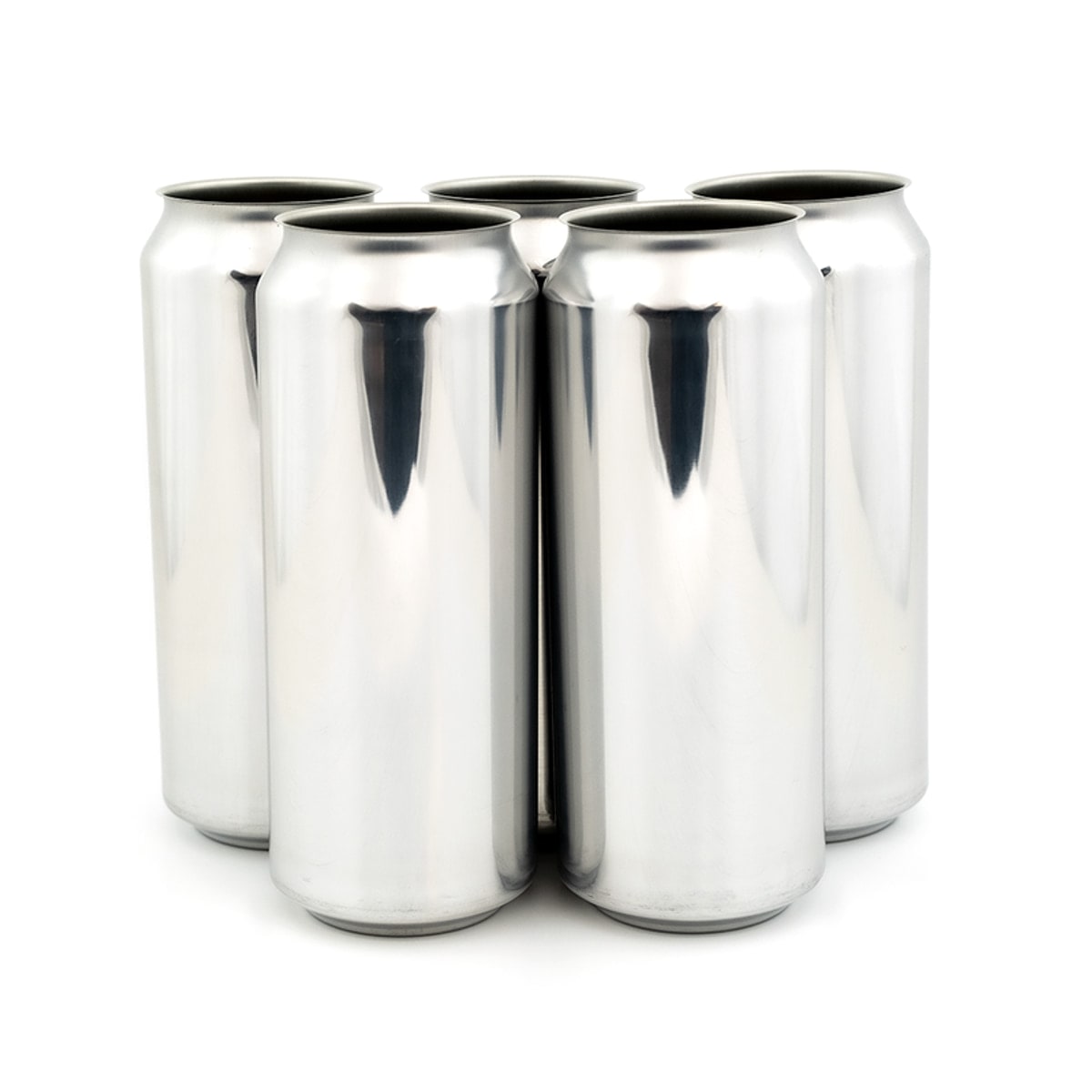 500 ml sølv ølboks - 162stk