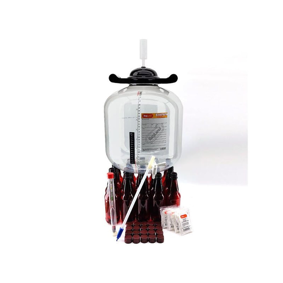 Flat Bottom kit med PET flasker