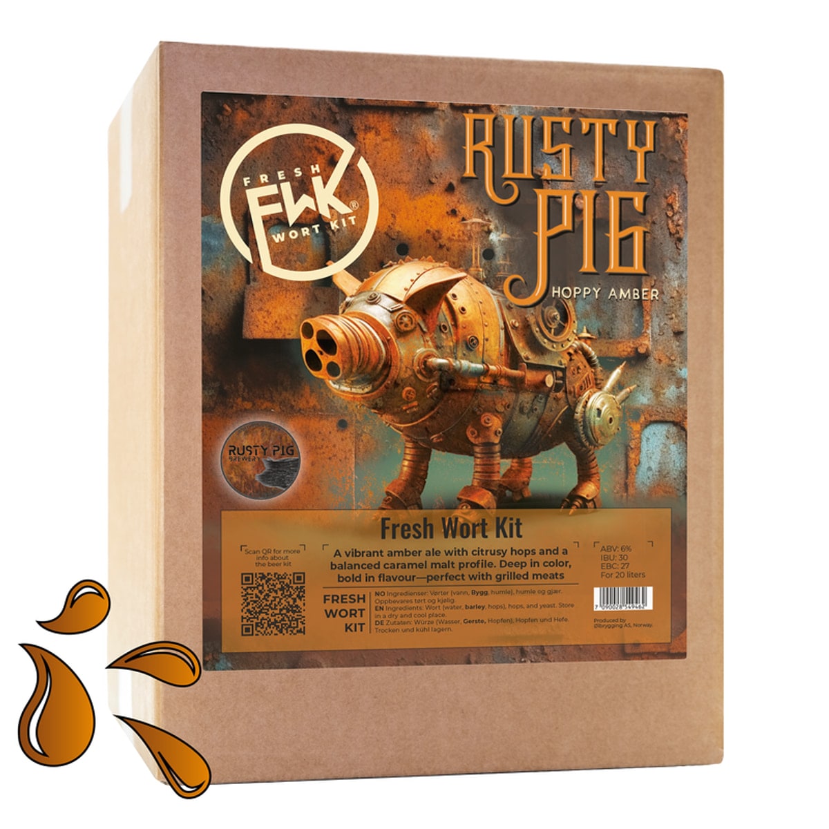 Rusty Pig Hoppy Amber - FWK