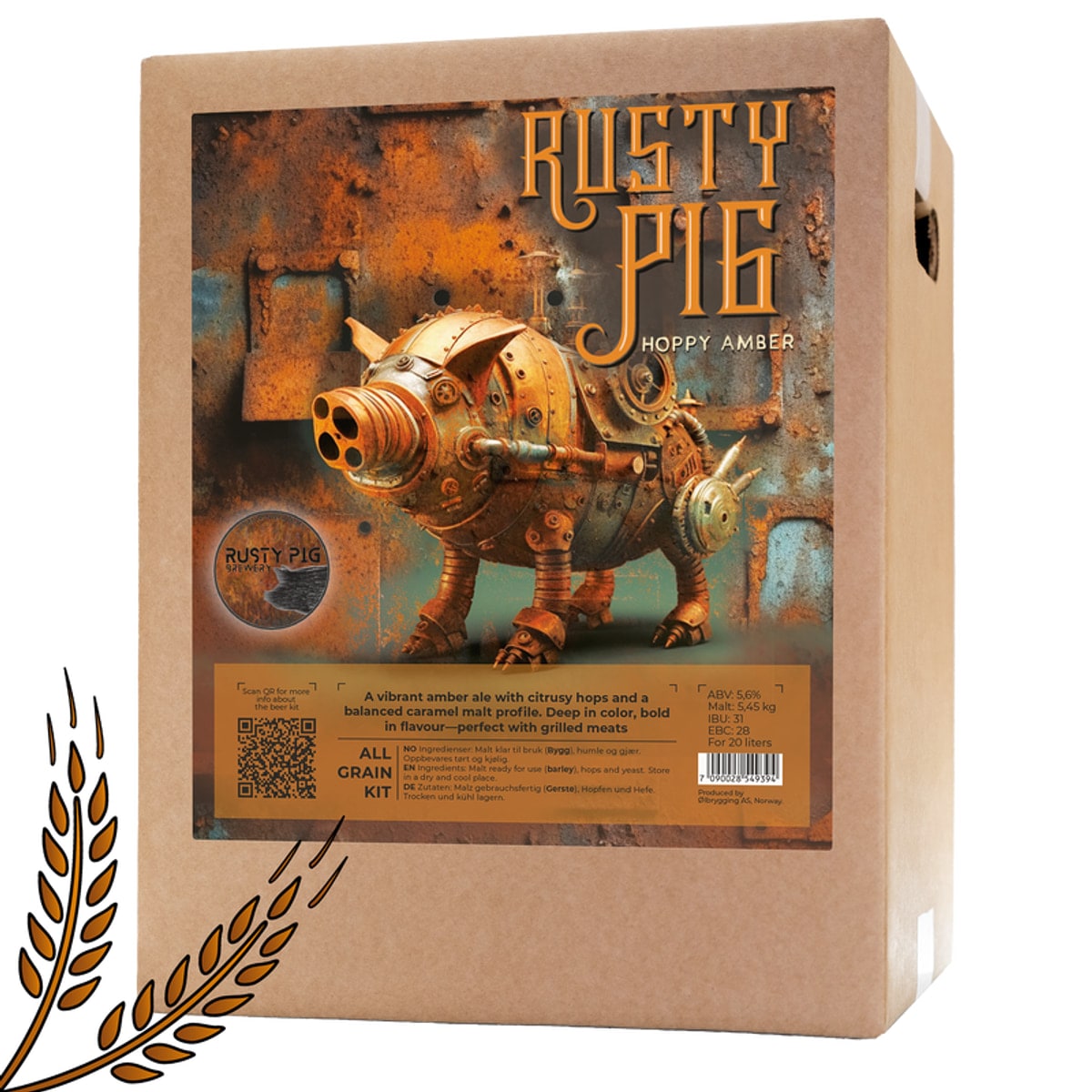 Rusty Pig Hoppy Amber - Allgrain