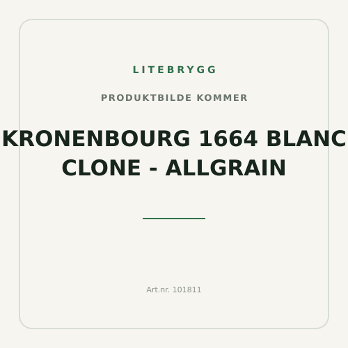 Kronenbourg 1664 Blanc Clone - Allgrain