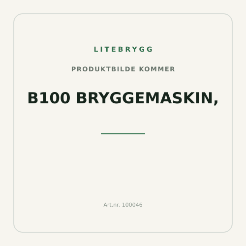 B100 Bryggemaskin,
