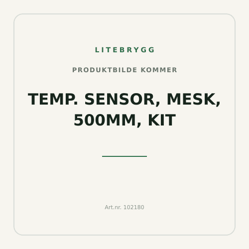 Temp. Sensor, Mesk, 500mm, Kit