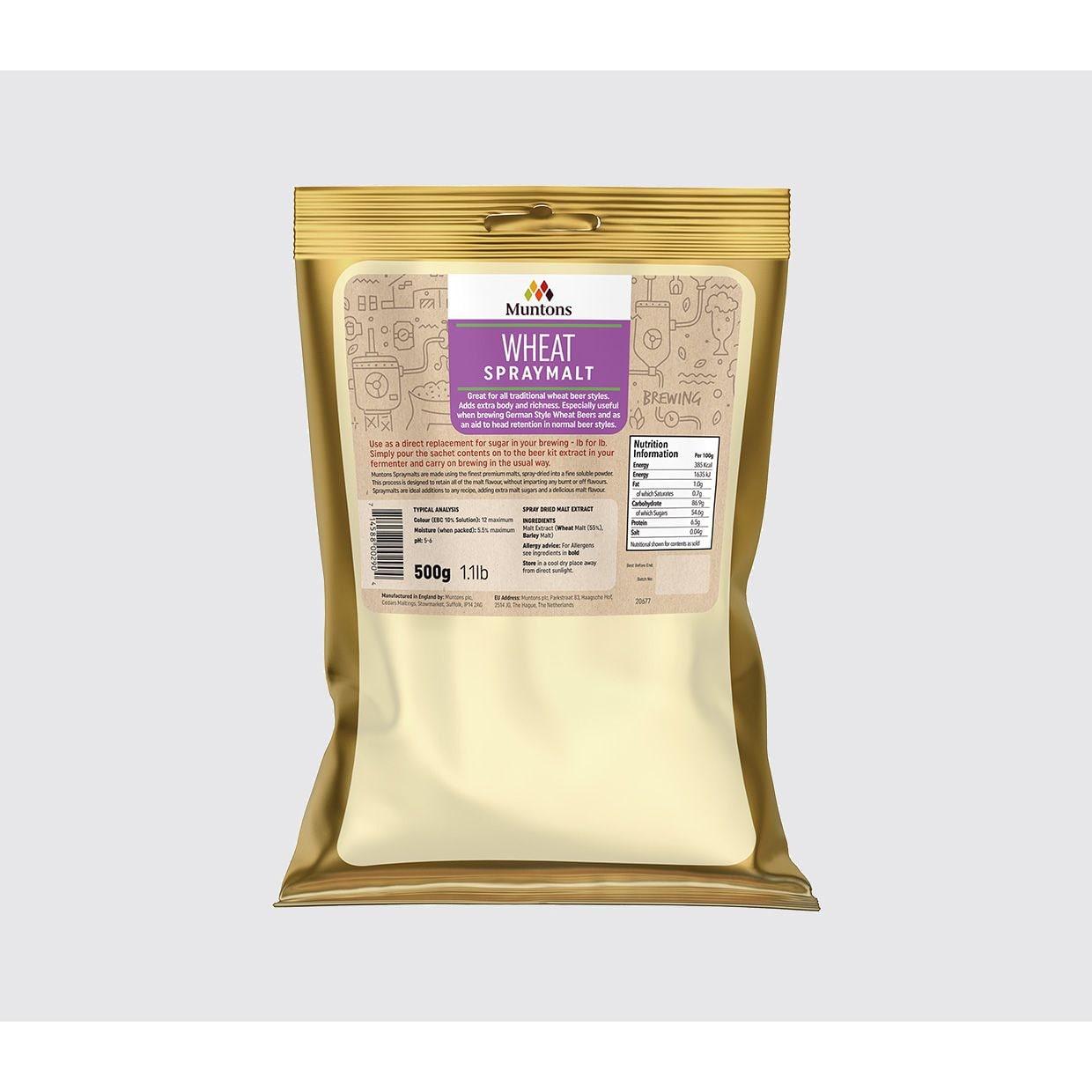 Spraymalt hvete 500g