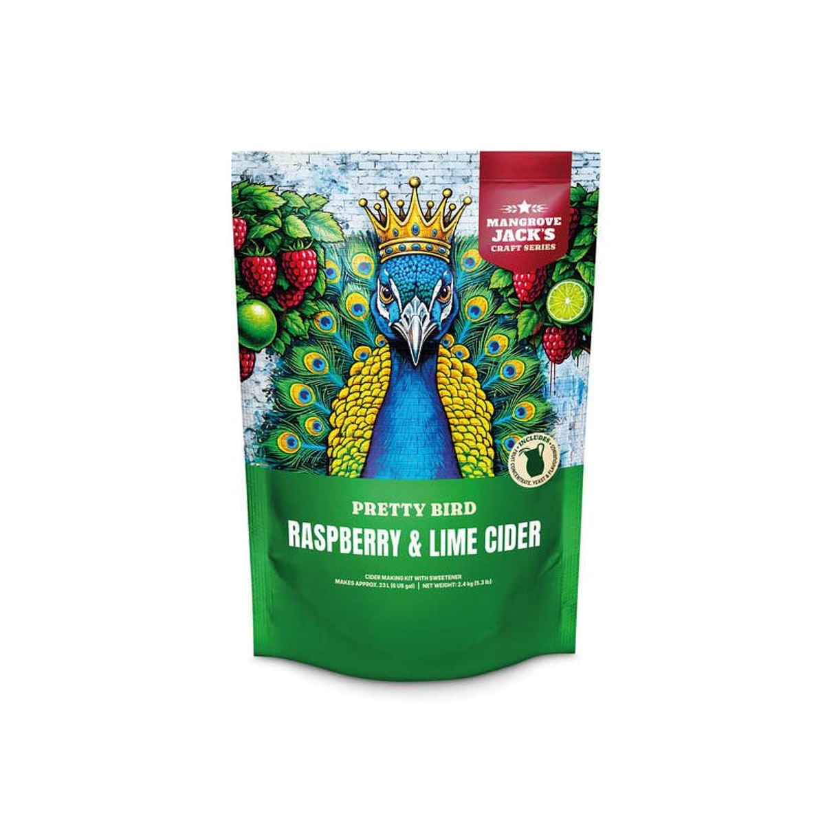 Raspberry & lime