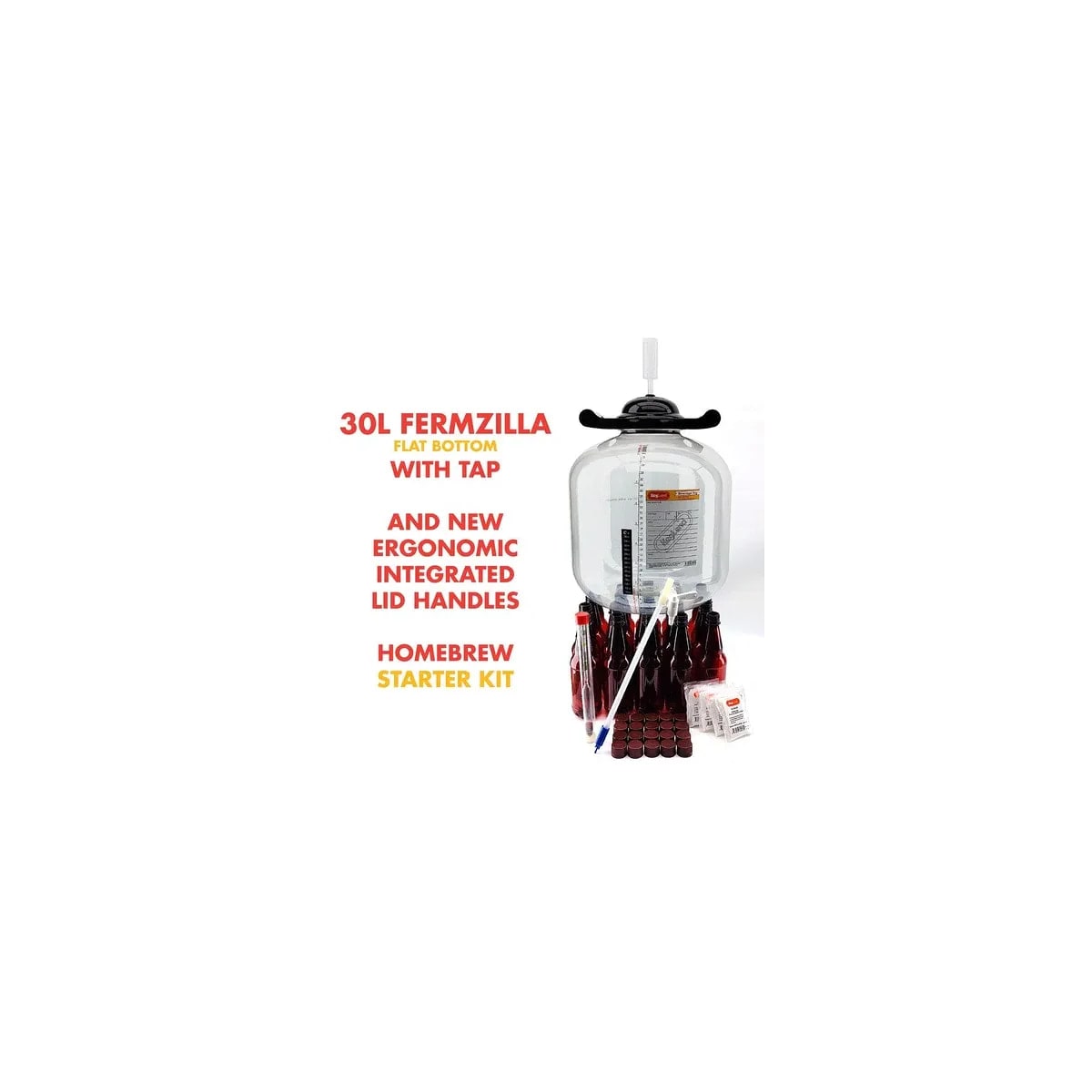 Flat Bottom kit med PET flasker