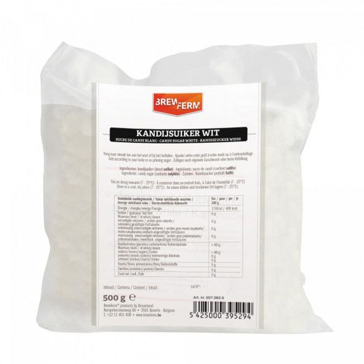 Kandissukker - Lyst 500g