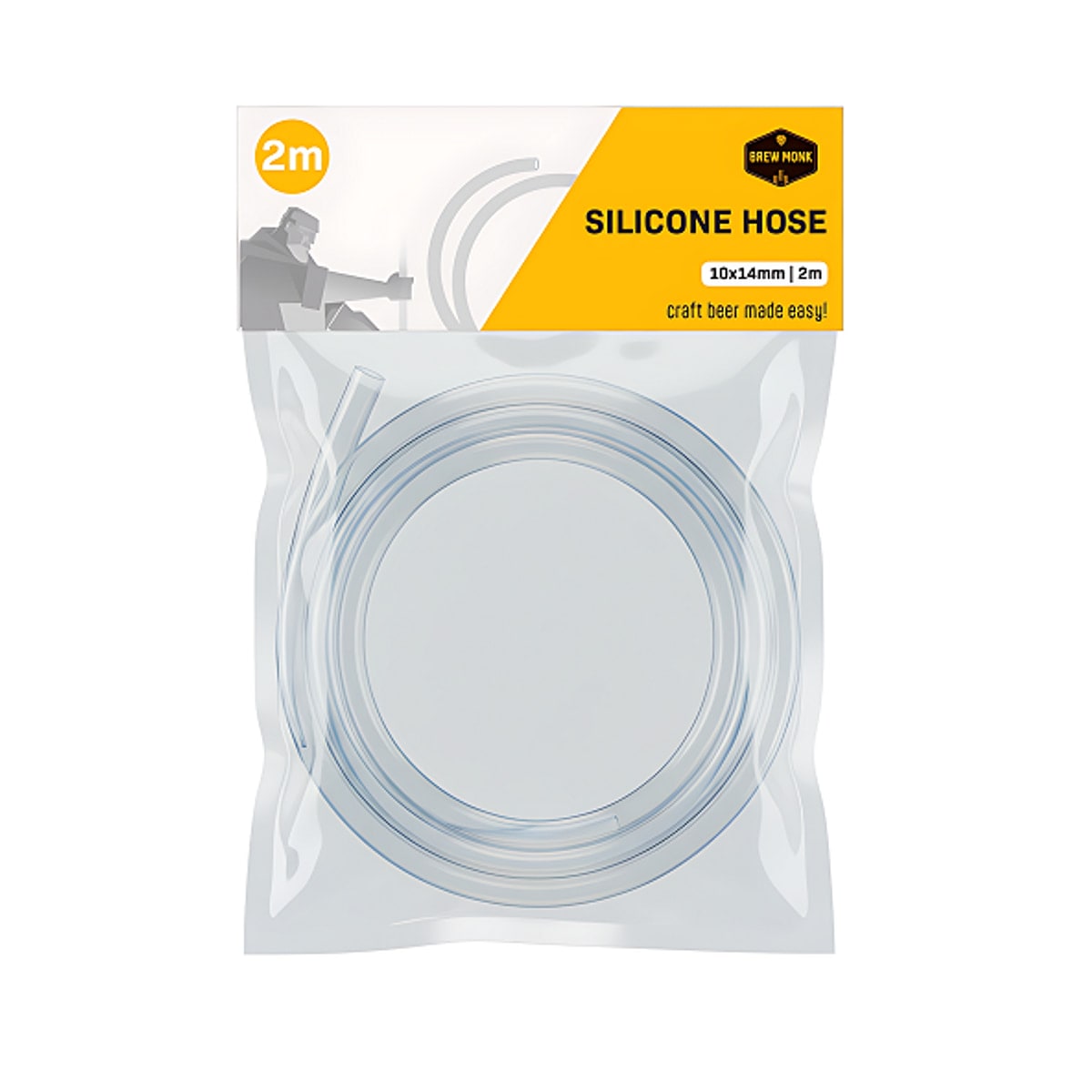 Silikon slange 10 x 14 mm - 2 m