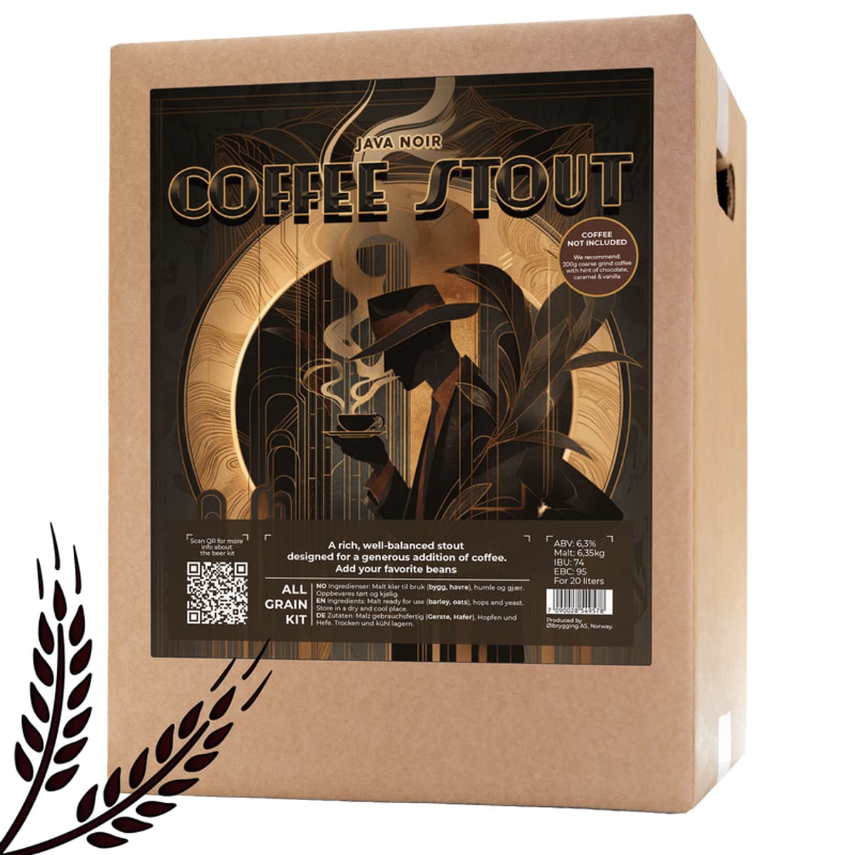 Java Noir Coffee Stout - Allgrain