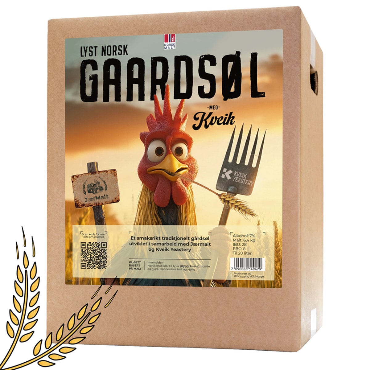 Lyst Norsk Gaardsøl - Allgrain